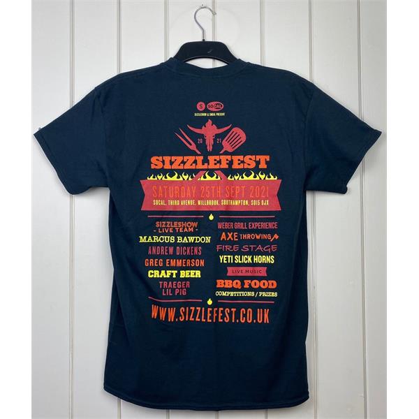 Sizzlefest Festival T-shirt - Large  Image 1