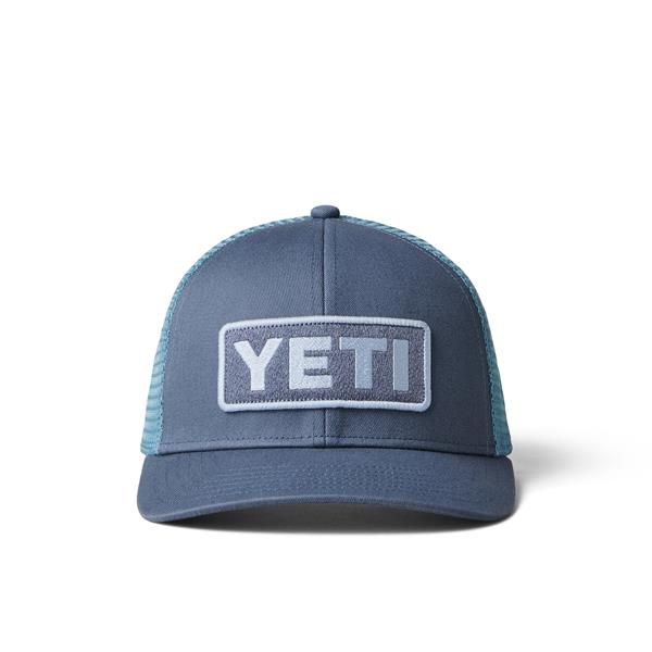 YETI Logo Badge 60/40 Trucker Hat- Indigo Image 1