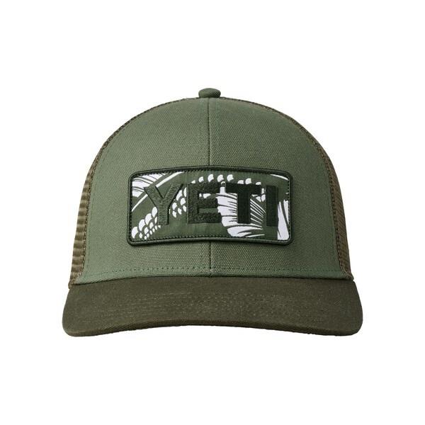 YETI Bass Badge Trucker Hat - Olive Image 1