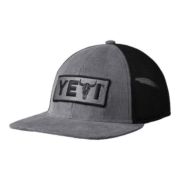 YETI Steer Flat Brim Hat - Grey Image 1