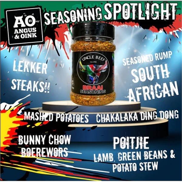 Angus & Oink Braai Seasoning 220g Image 1