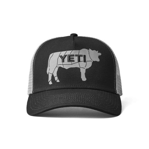 Yeti No Sleep Till Brisket Trucker Hat - Black Image 1