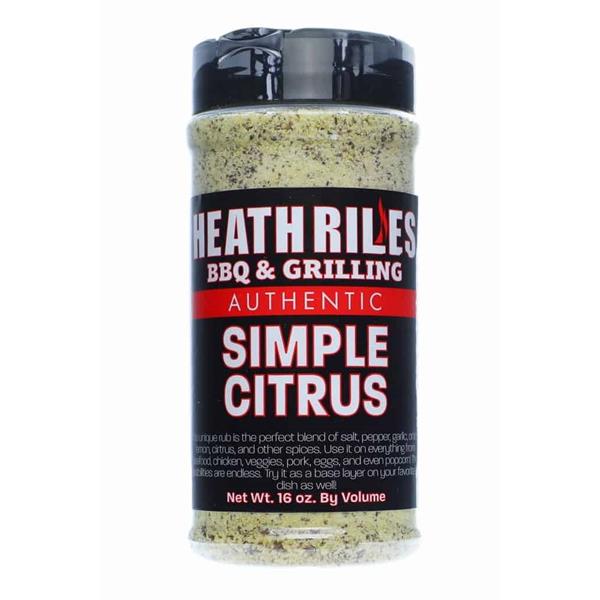 Heath Riles BBQ Simple Citrus Rub - 16oz (453g) Image 1