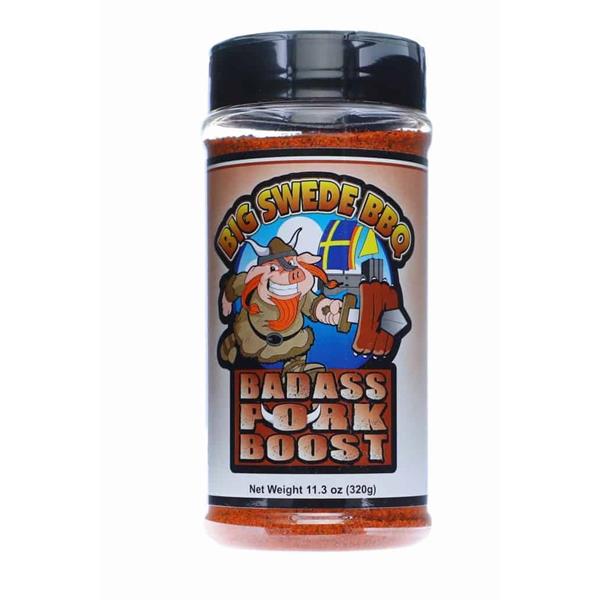 Big Swede BBQ 'Badass Pork Boost' BBQ Rub - 11.3oz (320g) Image 1