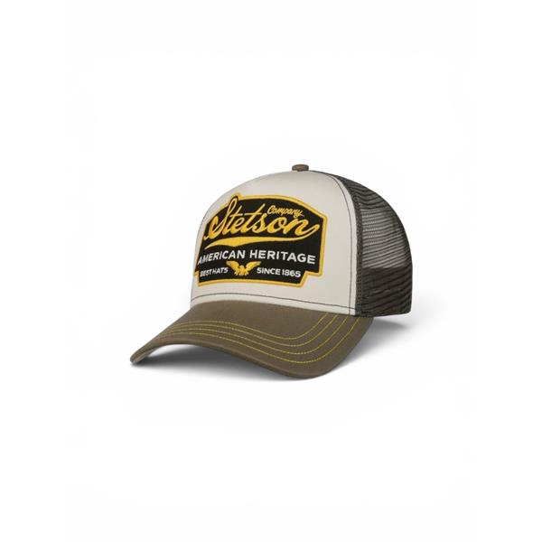 Stetson American Heritage Trucker Cap - Olive Image 1