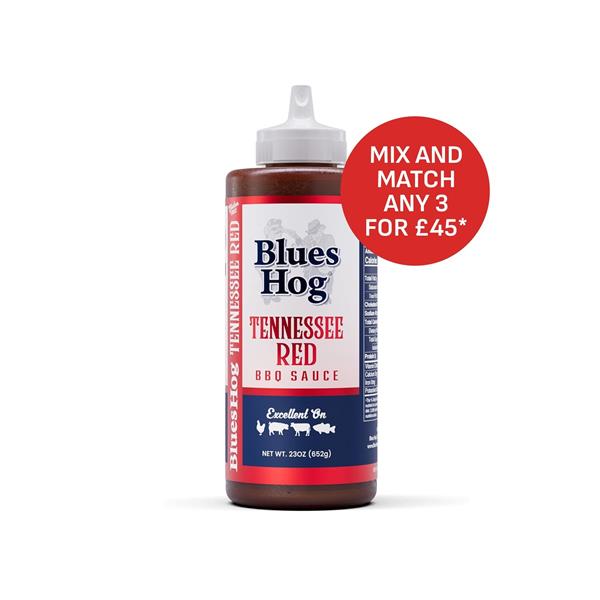 Blues Hog BBQ 'Tennessee Red ' BBQ Sauce (Squeeze Bottle) - 23oz (652g) Image 1