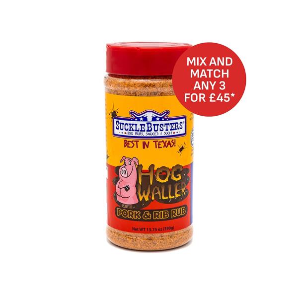 Sucklebusters 'Hog Waller Original' BBQ  Rub - 13.75oz (389g) Image 1