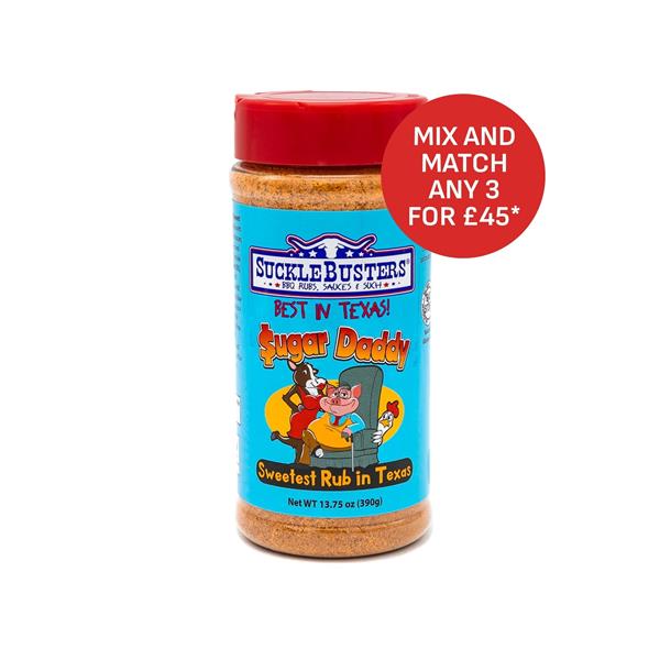 Sucklebusters 'Sugar Daddy' BBQ Rub - 13.75oz (389g) Image 1