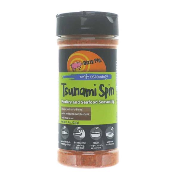 Dizzy Pig BBQ 'Tsunami Spin' Rub - 215g (7.6oz) - CLEARANCE Image 1