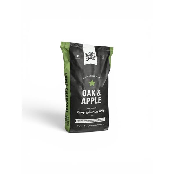 Holy Smoke Restaurant Grade Lump Charcoal - Oak & Apple - 5kg Image 1