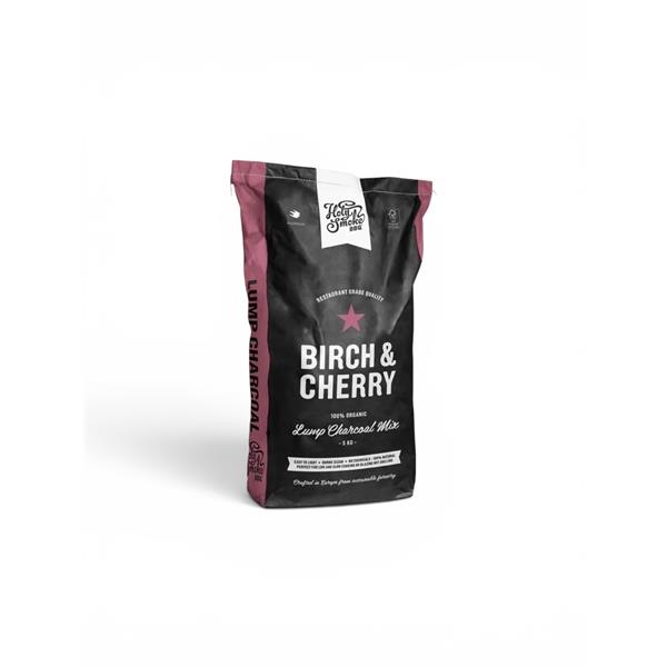 Holy Smoke Restaurant Grade Lump Charcoal - Birch & Cherry - 5kg Image 1