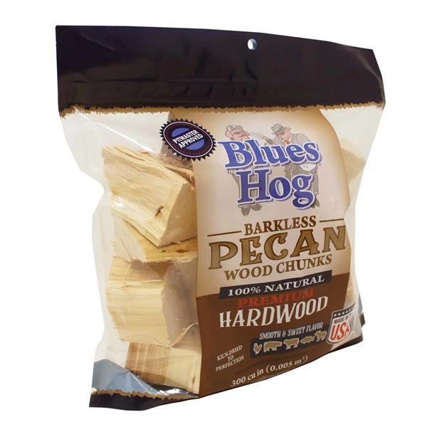 Blues Hog BBQ Wood Chunks - Barkless Pecan - 4.9l (300 cu in) Thumbnail Image 1