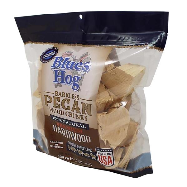 Blues Hog BBQ Wood Chunks - Barkless Pecan - 4.9l (300 cu in) Thumbnail Image 2