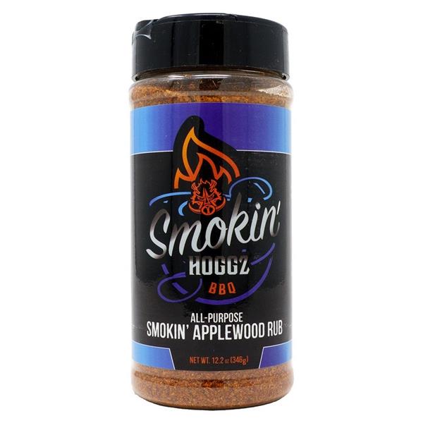 Smokin' Hoggz BBQ Smokin' Applewood All-Purpose Rub - 346g (12.2 oz) - CLEARANCE Image 1