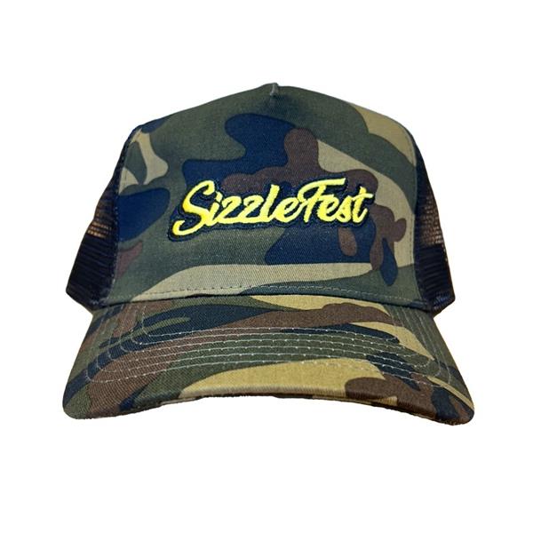 Sizzlefest - Snapback Trucker Hat - Jungle Camo Image 1