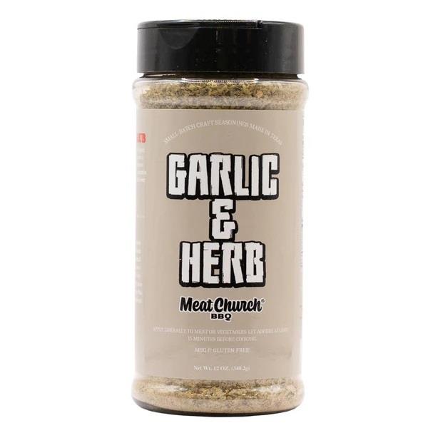 Meat Church Gourmet Garlic & Herb Seasoning - 12oz (340g) Image 1
