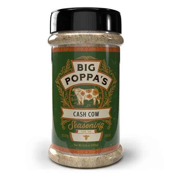 Big Poppas Smokers Cash Cow Beef Rub - 369g(13oz) Image 1