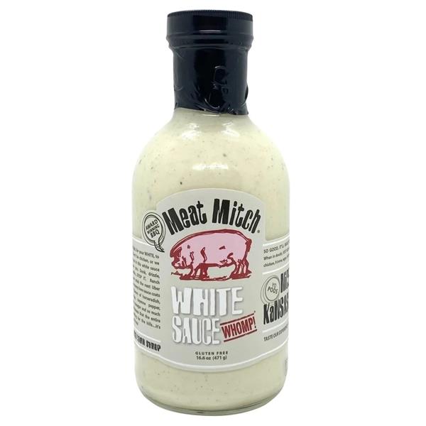 Meat Mitch White Sauce WHOMP! BBQ Sauce - 454g (16oz) - CLEARANCE Image 1