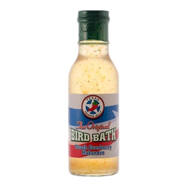 Texas Pepper Jelly Habanero Texas Bird Bath - Peach Cranberry - 340g (12oz) - CL Image 1