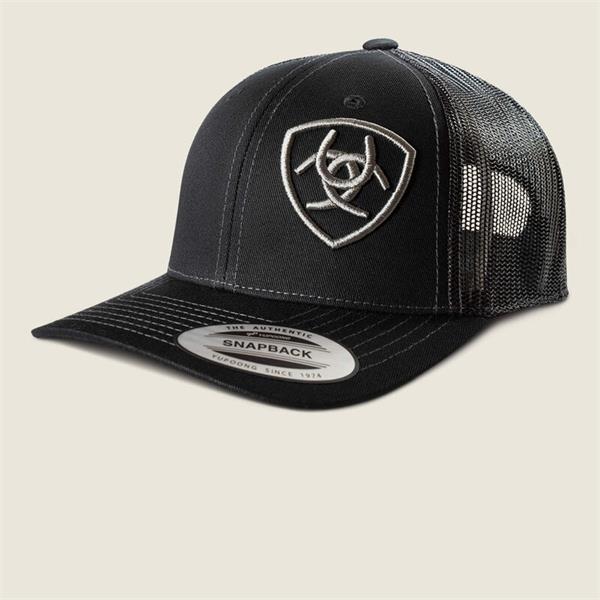 Ariat Kids Logo Snapback Cap - Black Image 1
