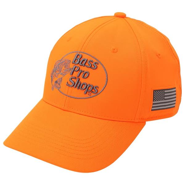 Bass Pro Gameday Solid-Back Cap - Blaze Orange Image 1