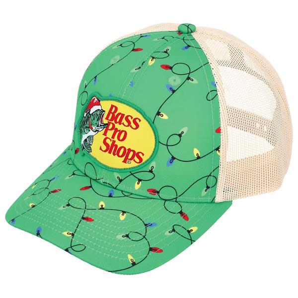 Bass Pro Snapback Christmas Cap - Lights Image 1