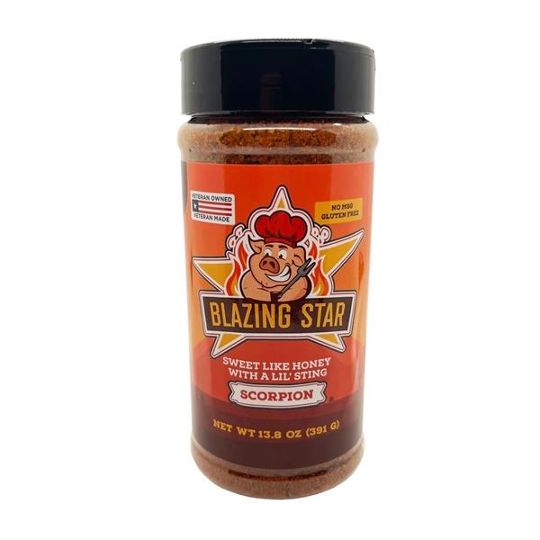 Blazing Star 'Scorpion' BBQ Rub - 391g (13.8oz) - CLEARANCE Image 1