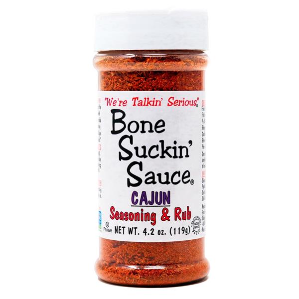 Bone Suckin' Sauce Cajun Seasoning & Rub - 4.2oz (119g) - CLEARANCE Image 1