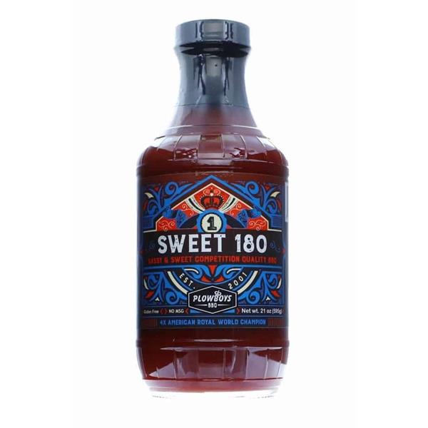 Plowboys BBQ 'Sweet 180' BBQ Sauce - 595g (21oz) - CLEARANCE Image 1