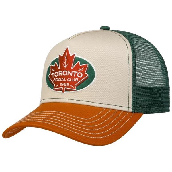 Stetson Toronto Social Club Trucker Cap - Orange / Sand Image 1