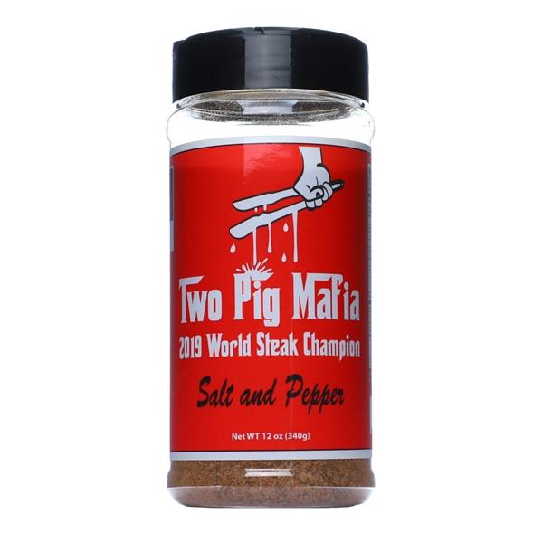2 Pig Mafia Salt & Pepper- 340g (120z) - CLEARANCE Image 1