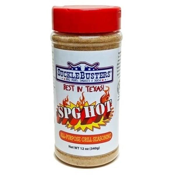 Sucklebusters SPG (Salt Pepper Garlic) 'HOT' Seasoning - 340g (120z) - CLEARANCE Image 1