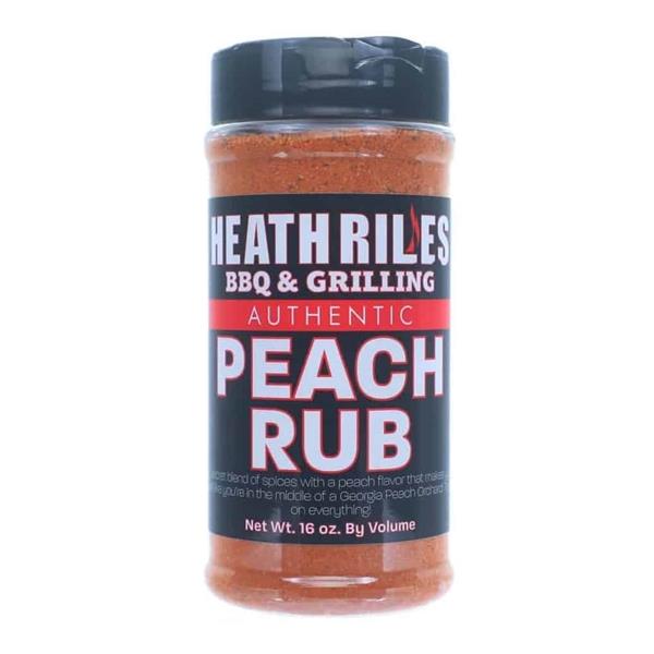 Heath Riles BBQ Peach Rub - 453g (16oz) - CLEARANCE Image 1