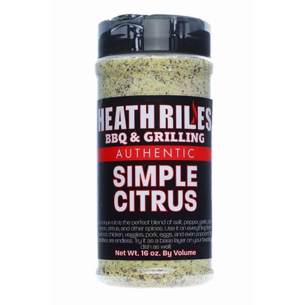 Heath Riles BBQ Simple Citrus Rub - 453g (16oz) - CLEARANCE Image 1