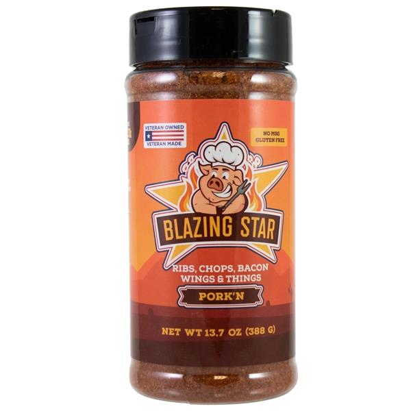 Blazing Star 'Pork 'n' BBQ Rub 388g (13.7oz) - CLEARANCE Image 1