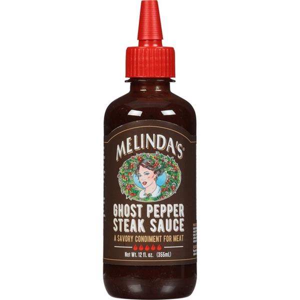 Melinda's Ghost Pepper Steak Sauce - 355ml (12oz) - CLEARANCE Image 1