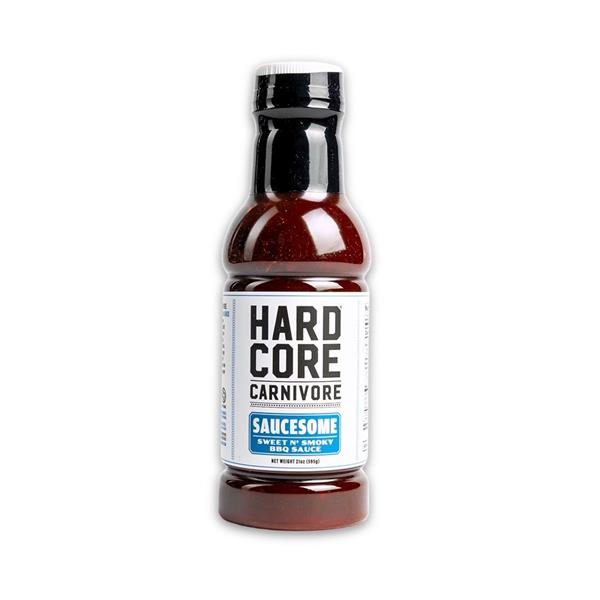 Hardcore Carnivore Saucesome Sweet N' Smoky BBQ Sauce - 595g (21oz) Image 1