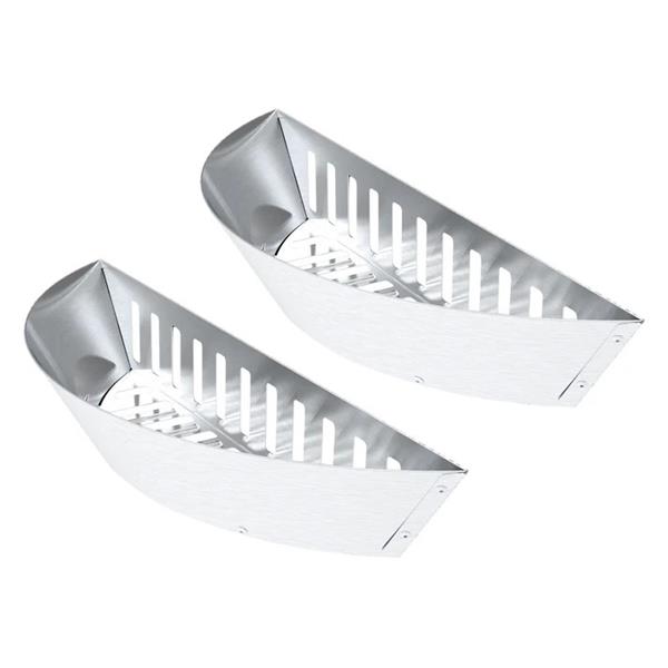 Broil King 57cm Stainless Steel Charcoal Baskets (Set of 2) Image 1