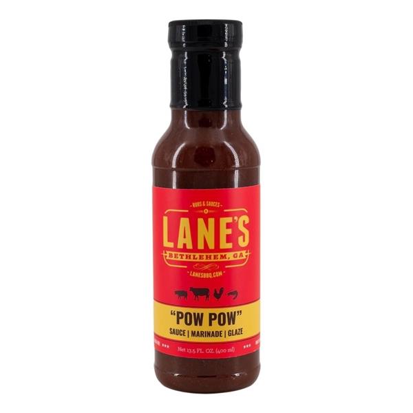 Lane's BBQ 'PowPow' Sauce 400ml (13.5oz) - CLEARANCE Image 1