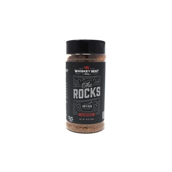 Whiskey Bent BBQ 'The Rocks' Red Meat Dry BBQ Rub - 340g (12oz) - CLEARANCE Image 1
