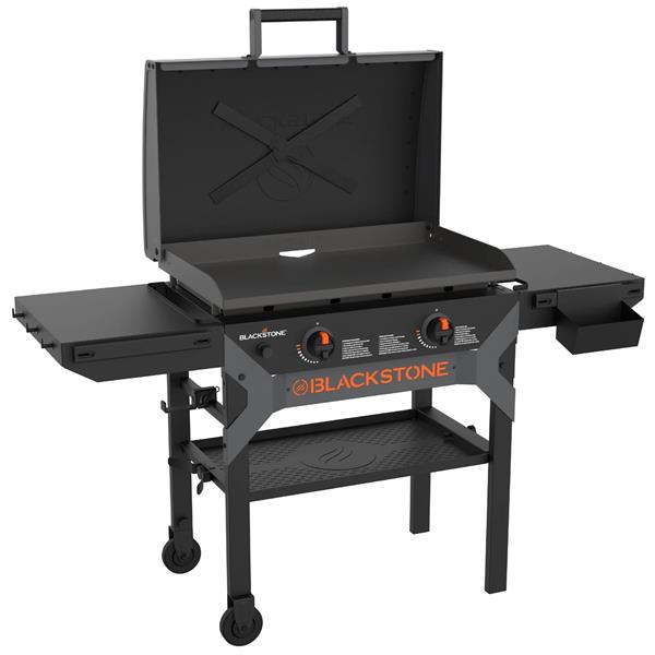Blackstone 28'' Iron Forged Griddle Station with Hood Image 1