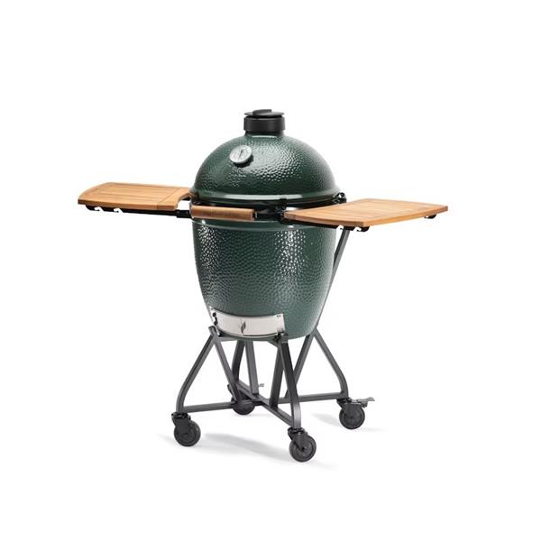 Big Green Egg Large Integgrated Nest & Acacia Shelves  Image 1