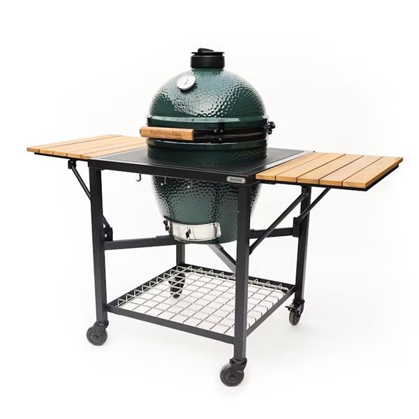 Big Green Egg Large - Modular Nest & Foldable Acacia Shelves Image 1