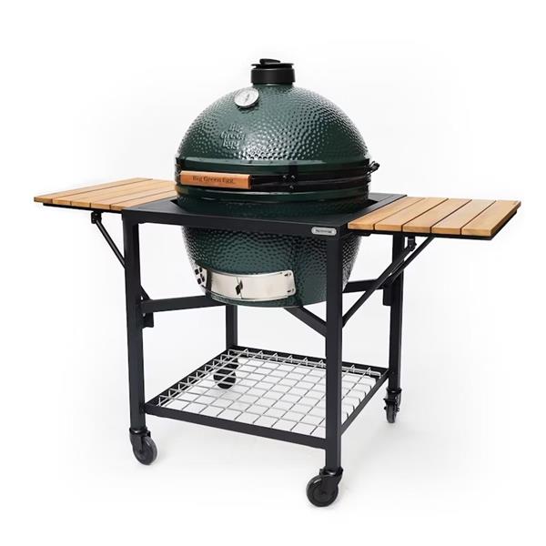 Big Green Egg XL - Modular Nest & Foldable Acacia Shelves Image 1