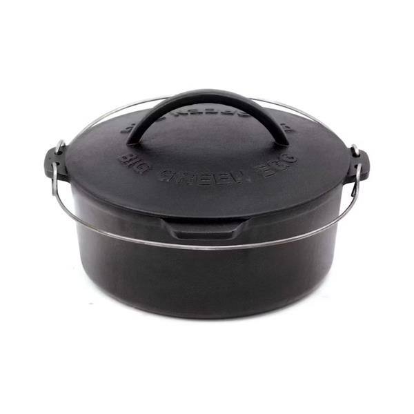 Big Green Egg Cast Iron Dutch Oven Image 1