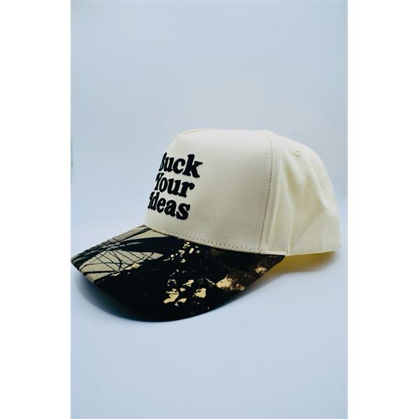 Buck Your Ideas Trucker Cap - Cream / Mossy Oak Image 1