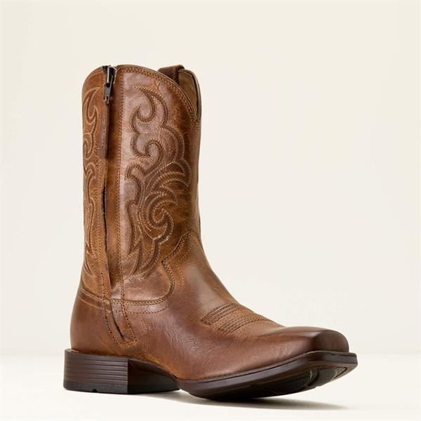 Ariat Mens Bodie Square Toe Western Boots - Honey Tan Image 1