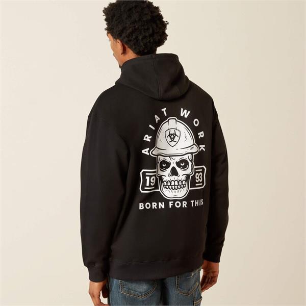 Ariat Rebar Workman Hardhead Hoodies - Black  Image 1