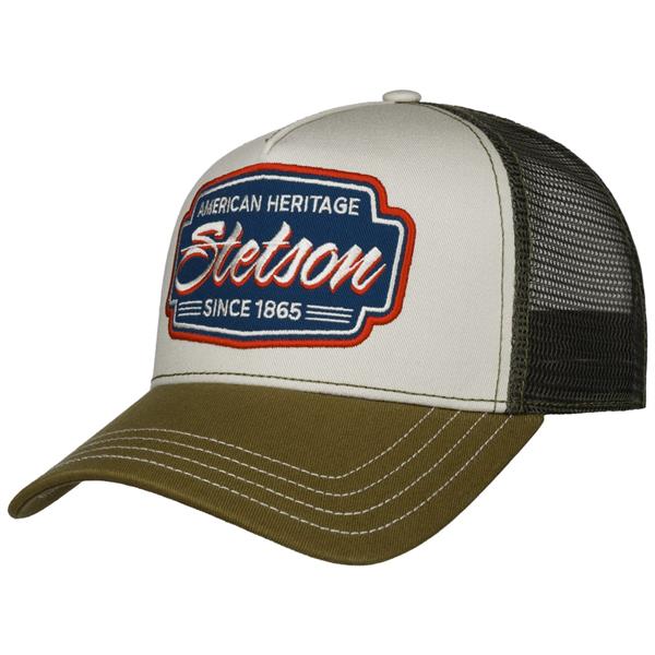 Stetson Classic Race Trucker Cap - Olive Image 1