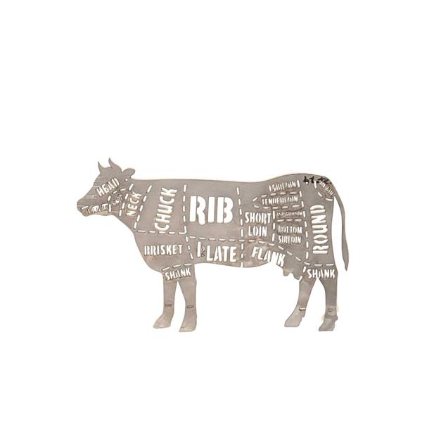 Butchers Cow Sign Image 1